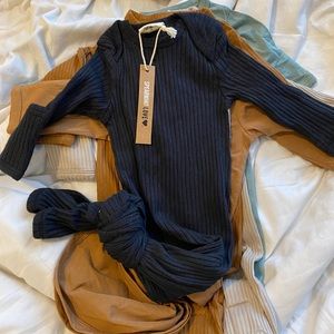 BNWT SpearmintLOVE 0-3M Knotted Gown